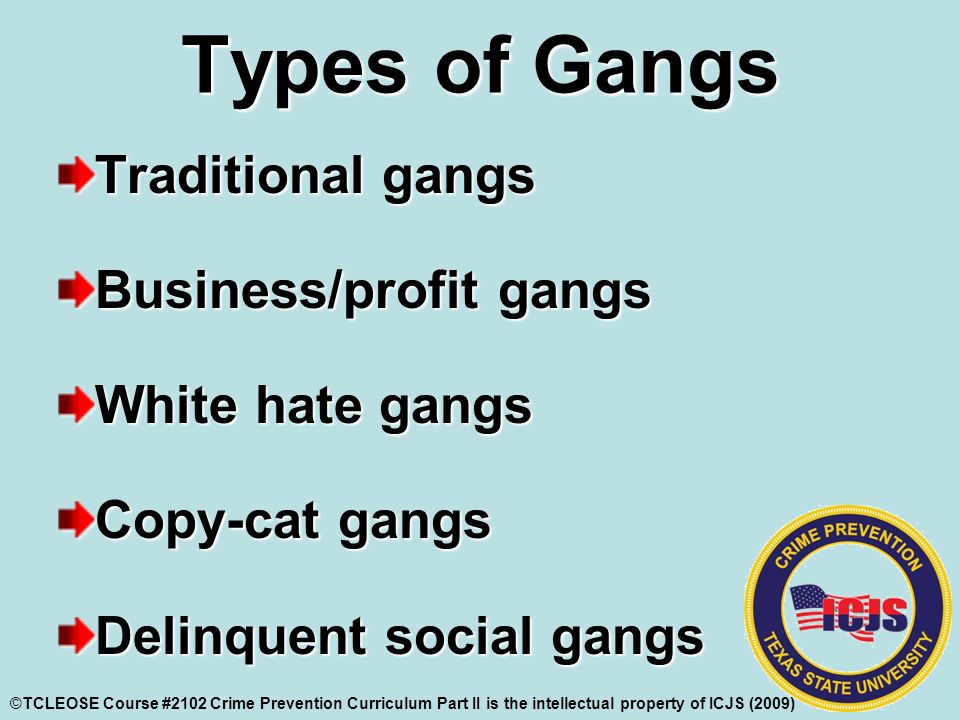 Gangs in the United States